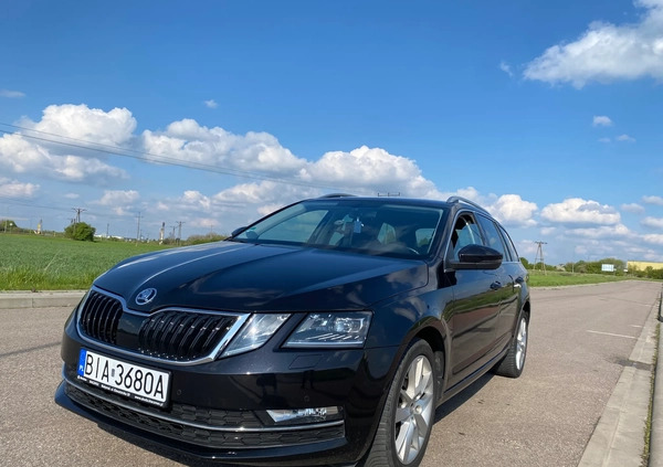 Skoda Octavia cena 49999 przebieg: 187000, rok produkcji 2017 z Łapy małe 277